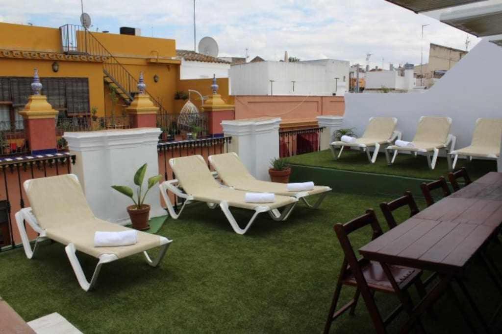 Casa Palacio Del Siglo XVIII En Centro Sevilla Екстер'єр фото